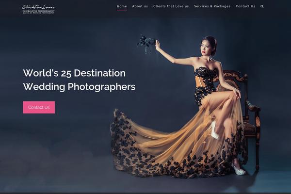Customizr theme site design template sample