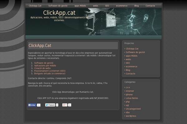 clickapp.cat site used Digital_presence_tee033
