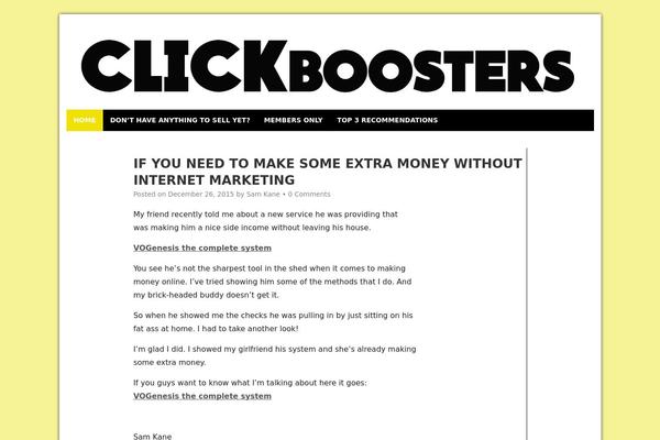 clickboosters.com site used Headway-2