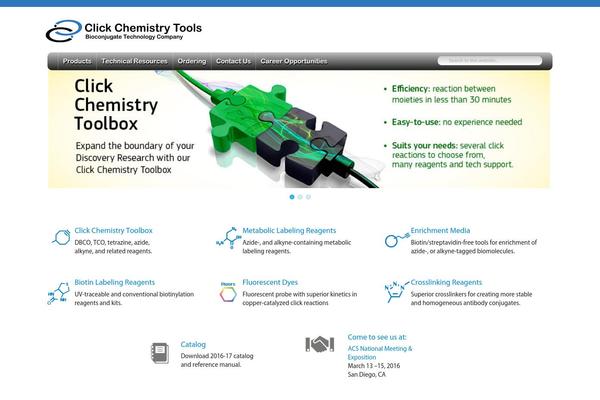 clickchemistrytools.com site used Clickchemistrytools