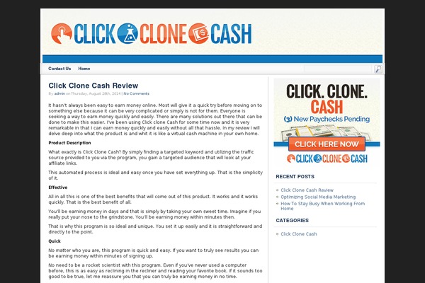 clickclonescash.com site used Socrates