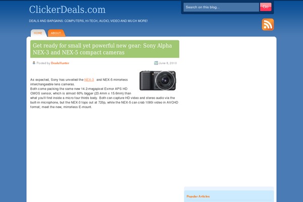 WordPress website example screenshot