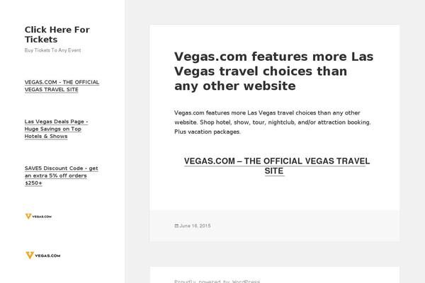 Twenty Fifteen theme site design template sample
