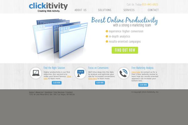 clickitivity.com site used Clickitivity