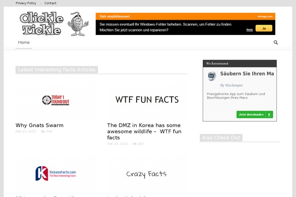 WordPress website example screenshot