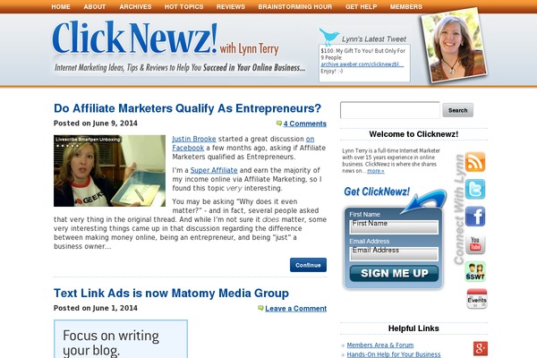 clicknewz.com site used Cnz2