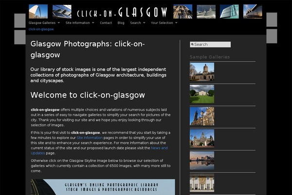 clickonglasgow.net site used Modularity-child