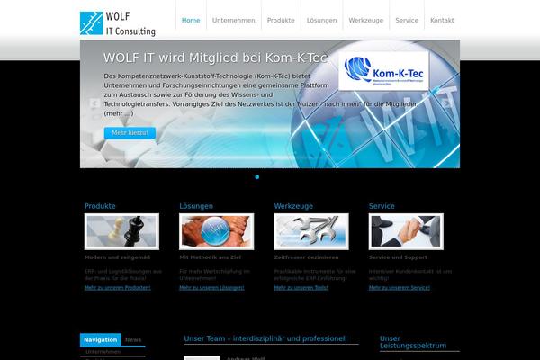 Wit theme site design template sample