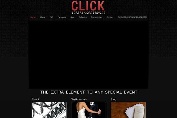 Click theme site design template sample