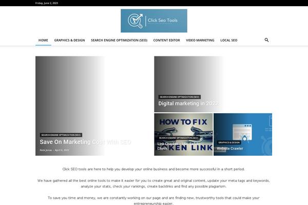 WordPress website example screenshot