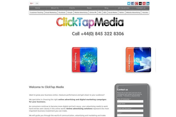 clicktapmedia.com site used Tmedia11
