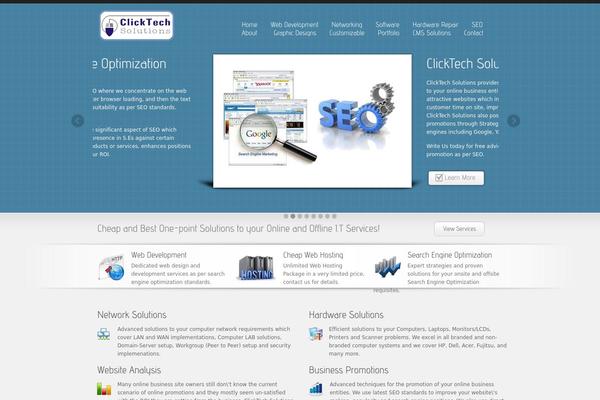 clicktechsolutions.com site used Ebiz