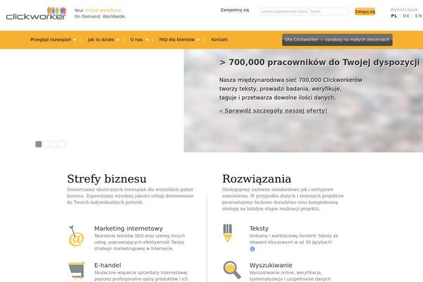 clickworker.pl site used Clickworkerv5