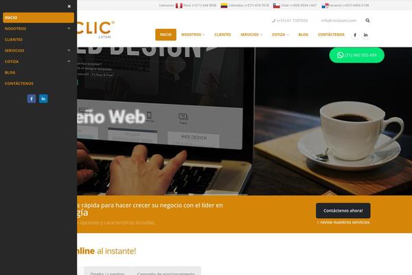 Site using Cliengo plugin