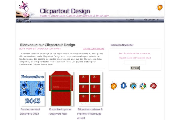 Clear Line theme site design template sample