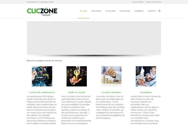 cliczone.fr site used Alterna9