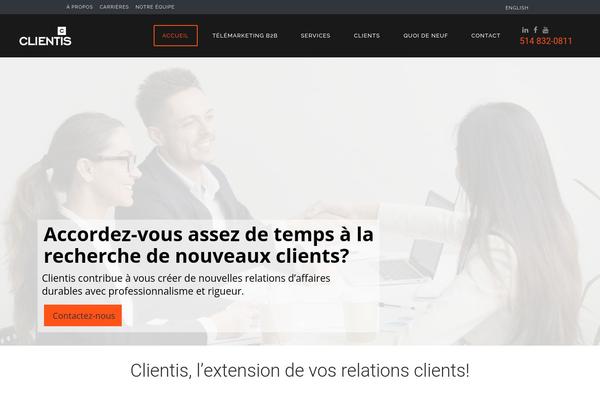 clientis.ca site used Clientis