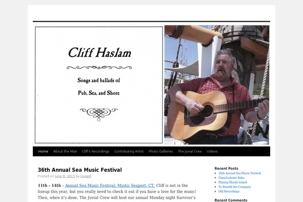 Twenty Ten theme site design template sample