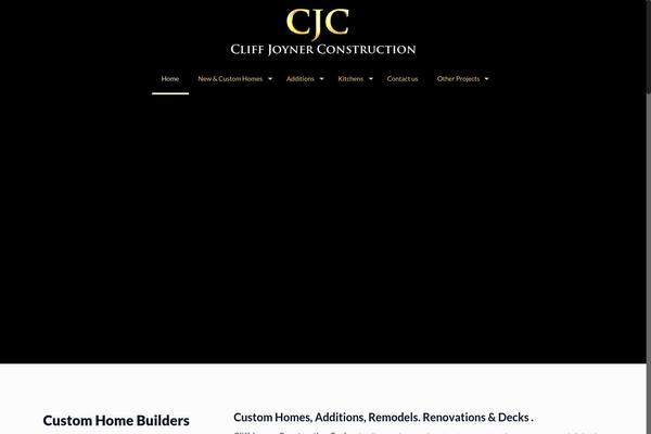 cliffjoynerconstruction.com site used Rocketbuilder