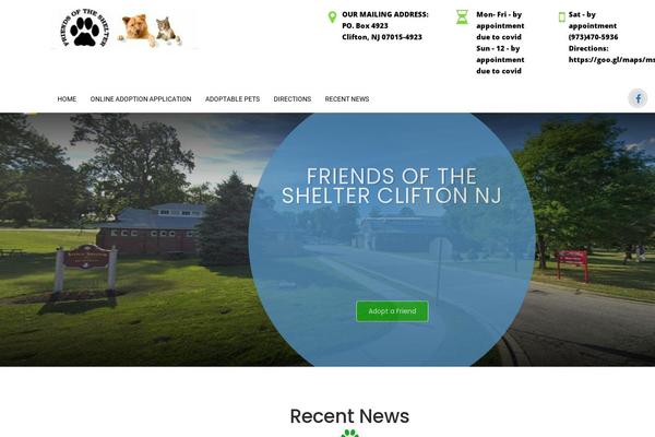cliftonanimalshelter.com site used Pet-care-clinic-pro
