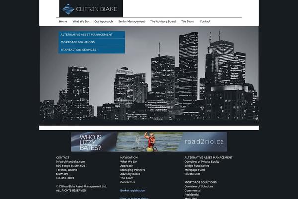 cliftonblake.com site used Cliftonblake