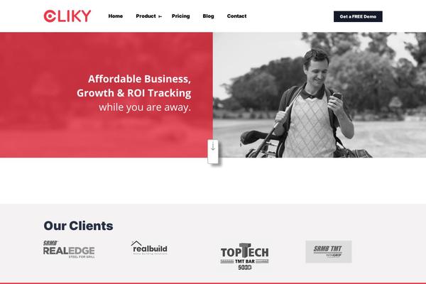 cliky.com site used Cliky