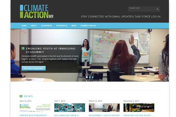 climateactionwr.ca site used Cawr