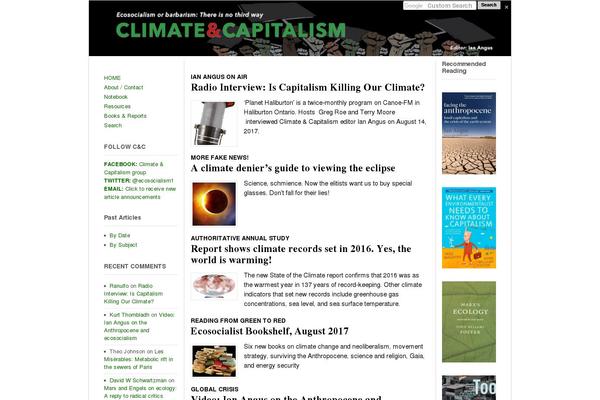climateandcapitalism.com site used Voice-cc