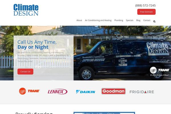 Porto theme site design template sample