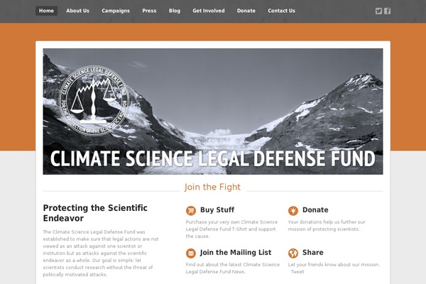 climatesciencedefensefund.org site used Csldf