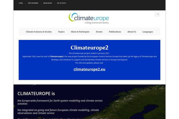climateurope.eu site used Papillion_child_theme