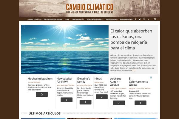climaticocambio.com site used Climaticocambio