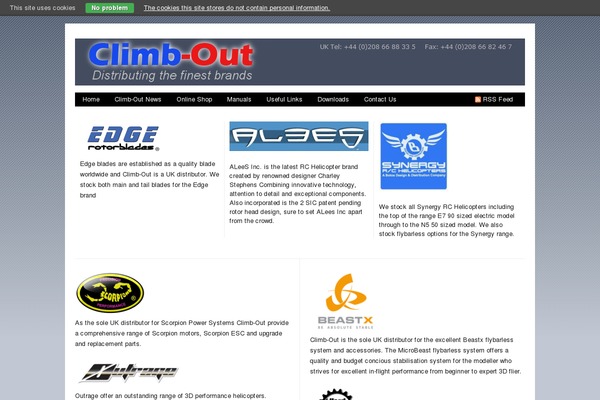 climb-out.com site used Wpmu-triden