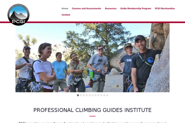 climbingguidesinstitute.org site used Showstopper