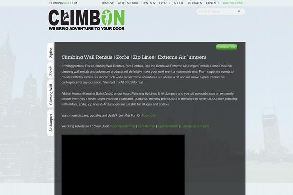 climbingwall.com site used Climbon
