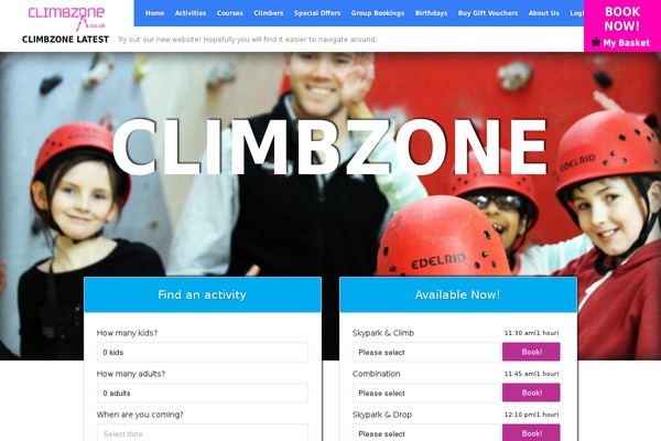 climbzone.co.uk site used Climbzone-wp