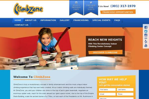 climbzone.us site used Climbzone