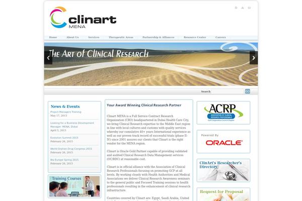clinart.net site used Twenty Fifteen