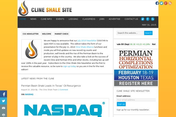 clineshalesite.com site used News