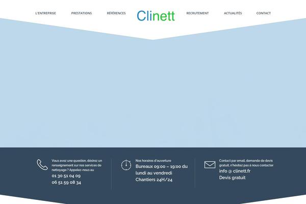 clinett.fr site used Clinett