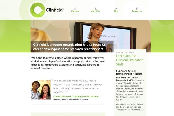clinfield.com site used Clinfield