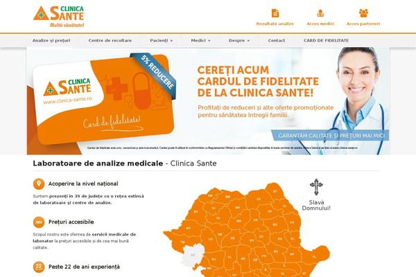 clinica-sante.ro site used Clinicasante