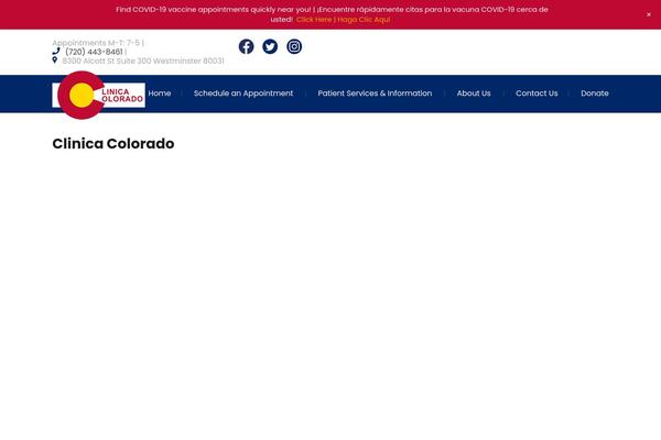 clinicacolorado.org site used Charity-child