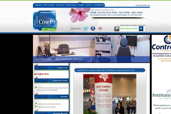 clinicacoser.com site used Clinicacoser