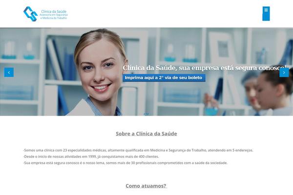 Clinico theme site design template sample