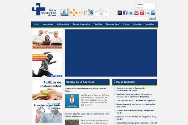 clinicadelaasuncion.com site used Clinica