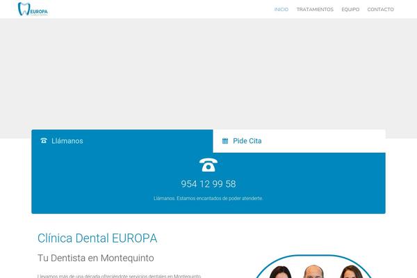 clinicadentalaveuropa.com site used Clinicaeuropa