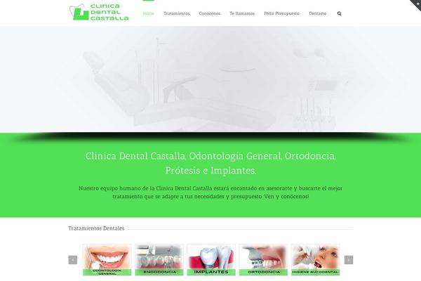 Avada theme site design template sample