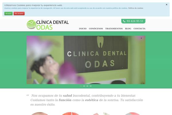 clinicadentalodas.com site used Care