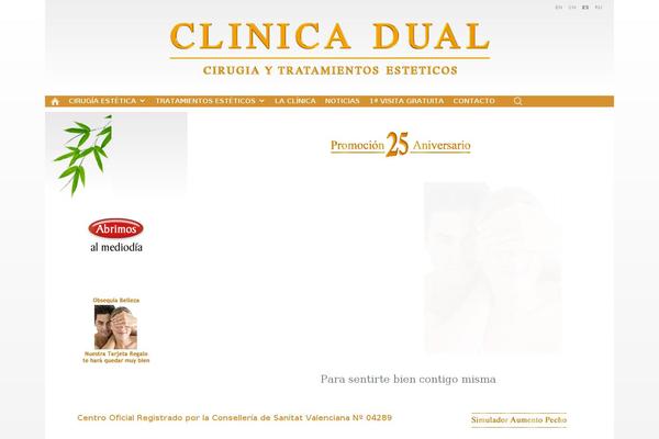 clinicadual.es site used Cdual